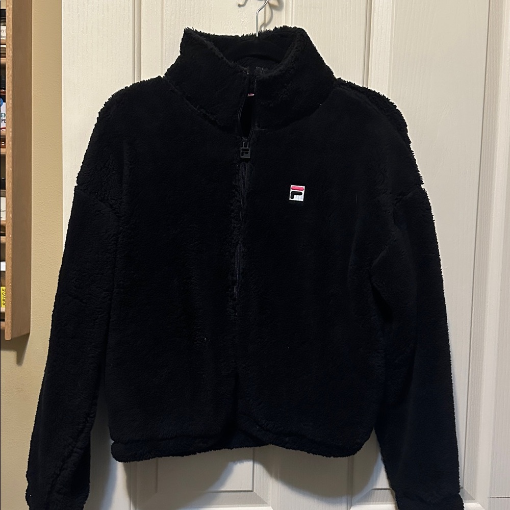 Fila Plush Zippered Jacket, size large